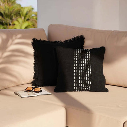 De Volle Maan kussenhoes - zwart