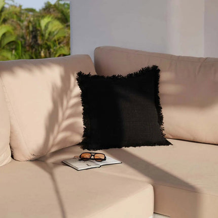 De Volle Maan kussenhoes - zwart