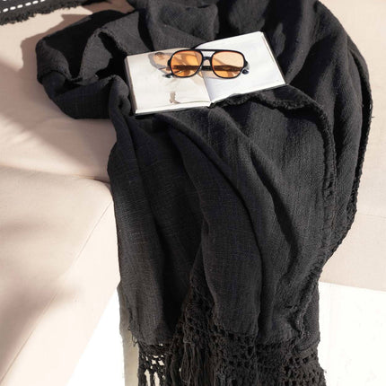 De Gypsy Bedsprei - Zwart