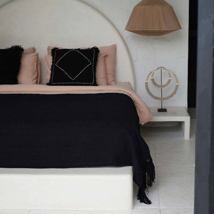 De Gypsy Bedsprei - Zwart