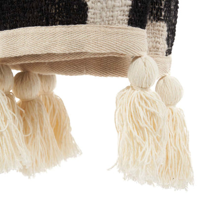 De Azteekse bedsprei - naturel zwart