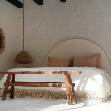 De Berber bedsprei - naturel