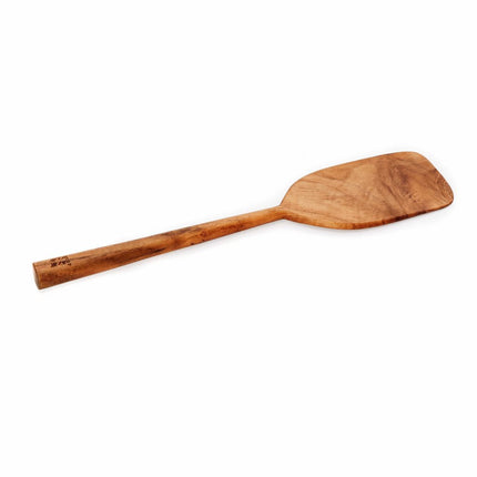 De teakhoutwortelspatel