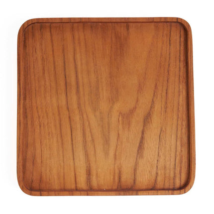 Teak vierkant bord - naturel - M