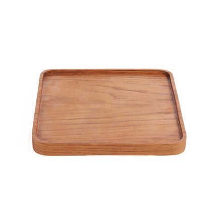 Teak vierkant bord - naturel - M