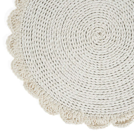 De macramé huwelijksplacemat - naturel