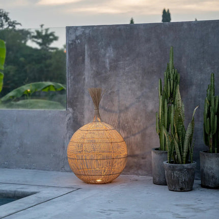 Staande lamp Wonton - Hanglamp - Naturel