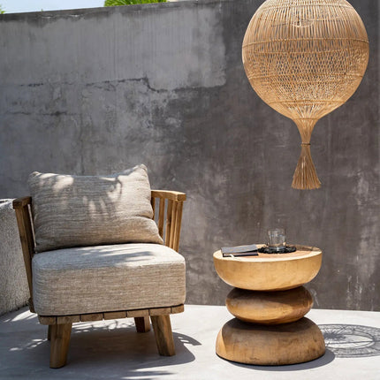 Staande lamp Wonton - Hanglamp - Naturel