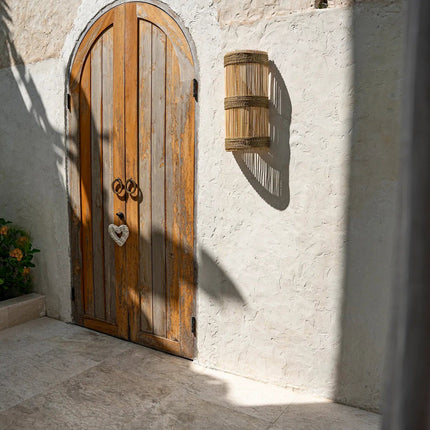 De Jalal wandlamp - naturel - M