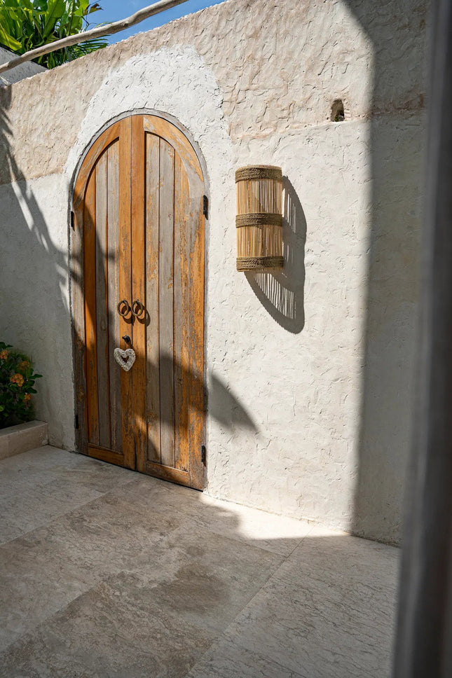 De Jalal wandlamp - naturel - M