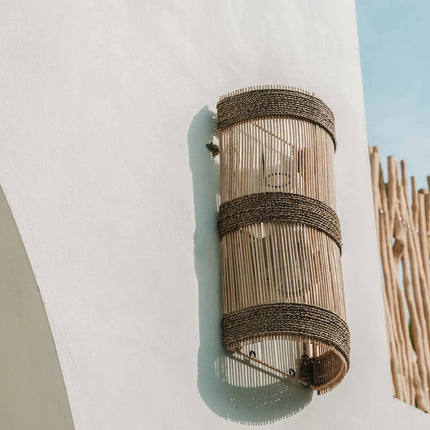 De Jalal wandlamp - naturel - M