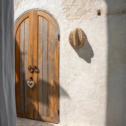 De Avanti Wandlamp - Naturel - M