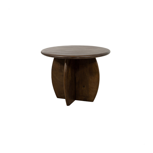 Salontafel Ø60, H45, mango-walnoot