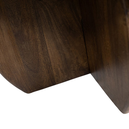 Salontafel Ø60, H45, mango-walnoot