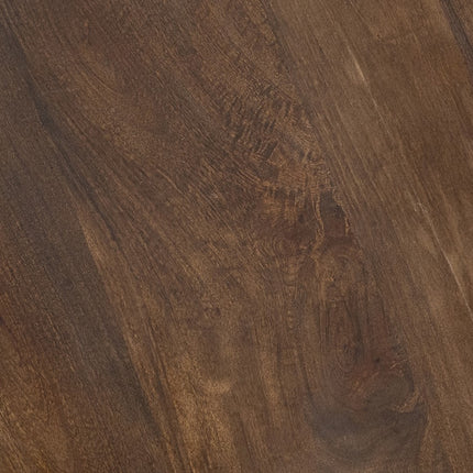 Eetkamertafel Ø130, mangohout/walnoot