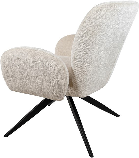 Bobby draaifauteuil 360 - Perfecte Harmonie - Ivoor 02