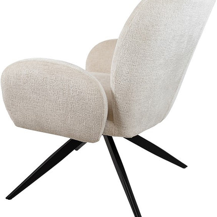 Bobby draaifauteuil 360 - Perfecte Harmonie - Ivoor 02