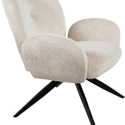 Bobby draaifauteuil 360 - Perfecte Harmonie - Ivoor 02