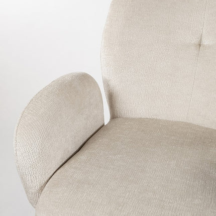 Bobby eetkamerstoel - zonder armleuningen - Perfect Harmony - Ivoor 02 (set van 2)