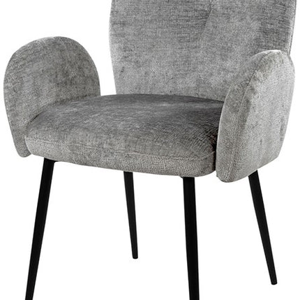 Bobby eetkamerstoel - zonder armleuning - Perfect Harmony - lichtgrijs 85 (set van 2)