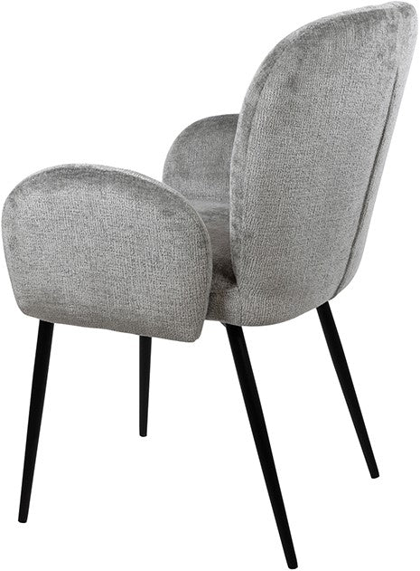 Bobby eetkamerstoel - zonder armleuning - Perfect Harmony - lichtgrijs 85 (set van 2)