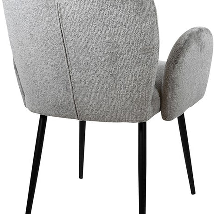 Bobby eetkamerstoel - zonder armleuning - Perfect Harmony - lichtgrijs 85 (set van 2)