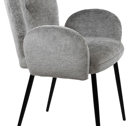 Bobby eetkamerstoel - zonder armleuning - Perfect Harmony - lichtgrijs 85 (set van 2)