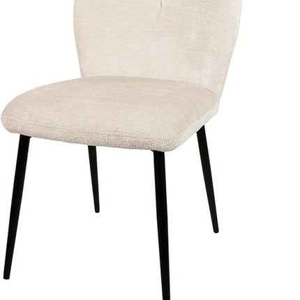 Bobby eetkamerstoel - met armleuningen - Perfect Harmony - Ivoor 02 (set van 2)