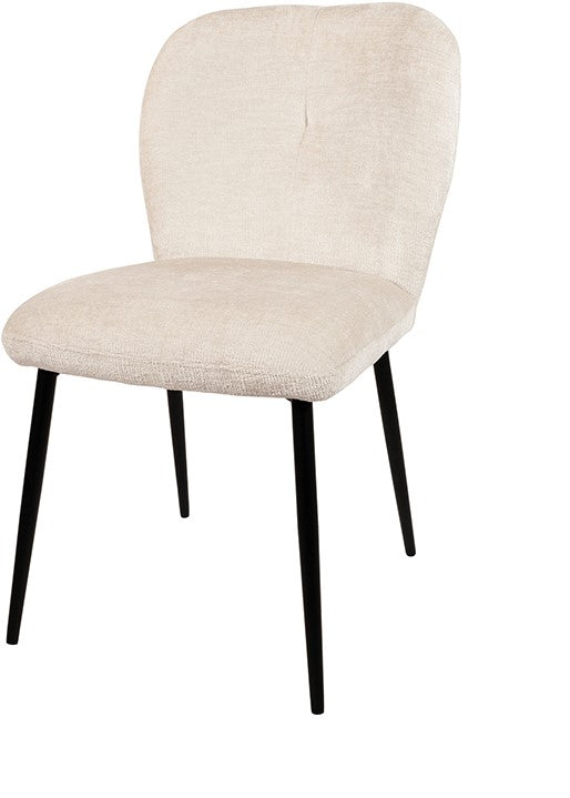 Bobby eetkamerstoel - met armleuningen - Perfect Harmony - Ivoor 02 (set van 2)