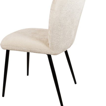 Bobby eetkamerstoel - met armleuningen - Perfect Harmony - Ivoor 02 (set van 2)