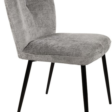 Bobby eetkamerstoel - met armleuningen - Perfect Harmony - Lichtgrijs 85 (set van 2)