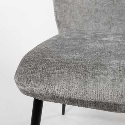 Bobby eetkamerstoel - met armleuningen - Perfect Harmony - Lichtgrijs 85 (set van 2)