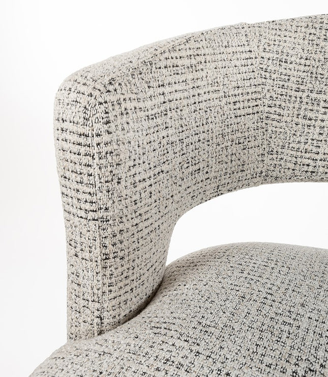 Bruce barstoel - draaivoet 360° - Coco - Salt 'n Pepper 80