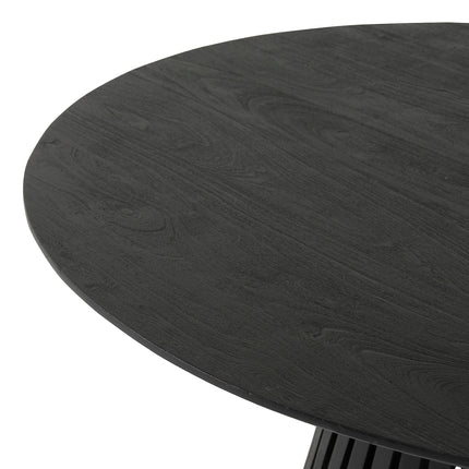 Salontafel Ø60, Acacia zwart