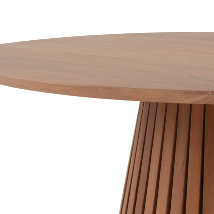 Eetkamertafel Ø130, acacia naturel