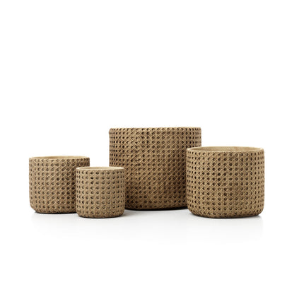 De RattanRock Plantenbak - Naturel - L