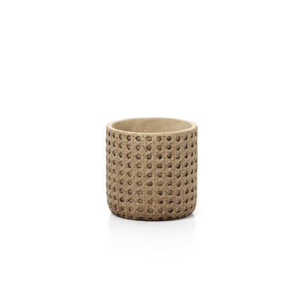 De RattanRock plantenpot - naturel - S