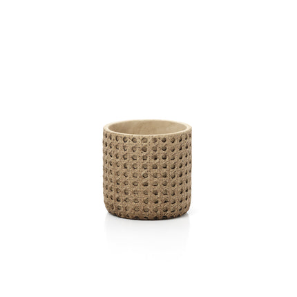 De RattanRock plantenpot - naturel - S