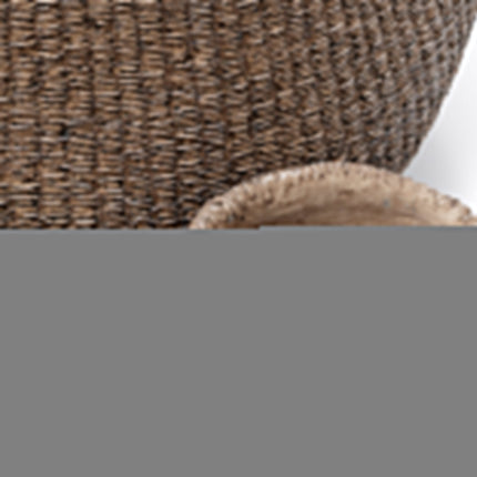 De Faux-Puff plantenpot - bruin - L