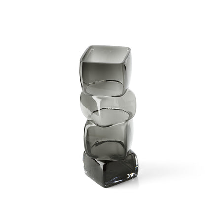 De Cubes Vaas - Donkergrijs - L