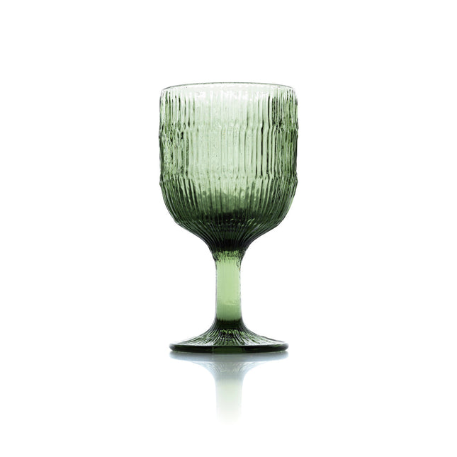 Het Moss Ripple wijnglas - groen