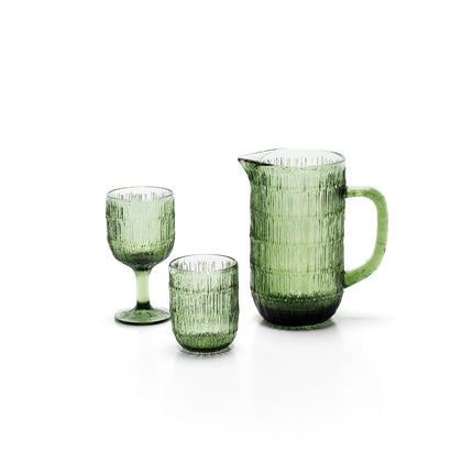 Het Moss Ripple wijnglas - groen