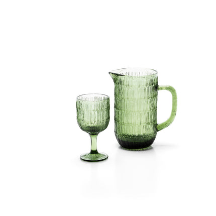 Het Moss Ripple wijnglas - groen