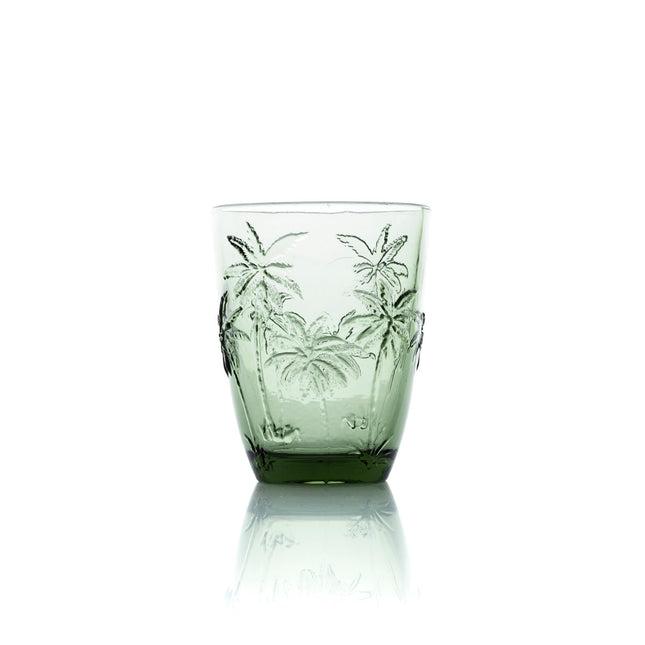 Het Palm Breeze waterglas - groen