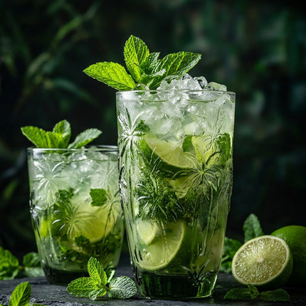 Het Palm Breeze waterglas - groen
