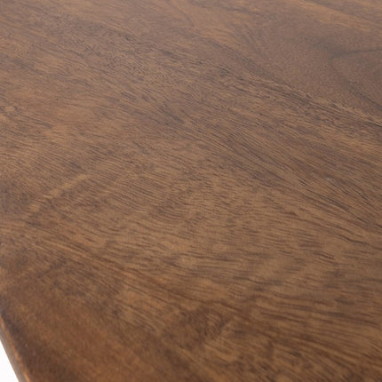 Salontafel Ø90, mangohout donker walnoot