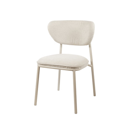 Didi eetkamerstoel - beige onderstel - Gear - Shell 196 (set van 2)