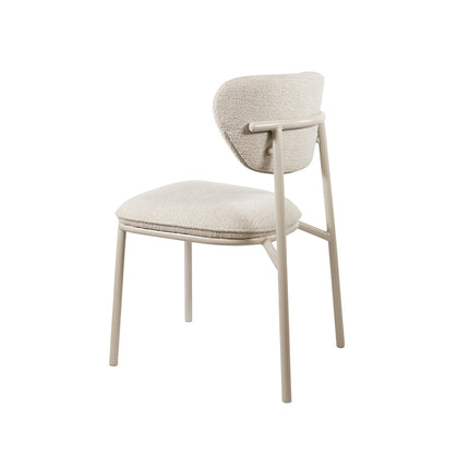 Didi eetkamerstoel - beige onderstel - Gear - Shell 196 (set van 2)