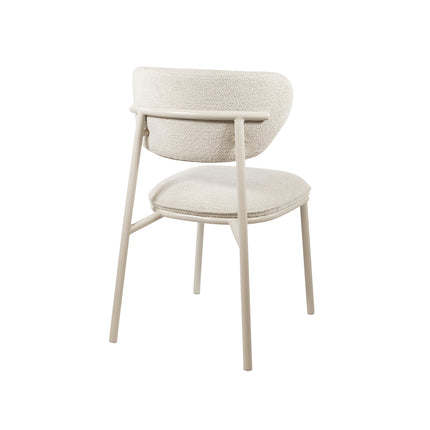Didi eetkamerstoel - beige onderstel - Gear - Shell 196 (set van 2)