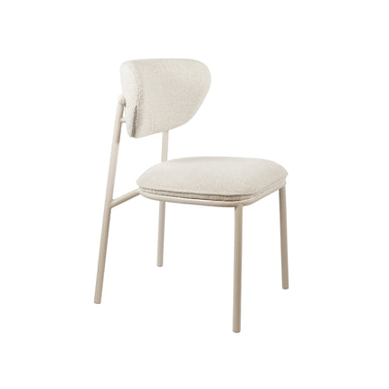 Didi eetkamerstoel - beige onderstel - Gear - Shell 196 (set van 2)